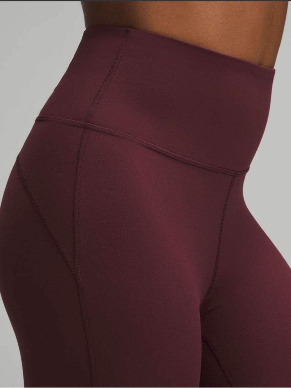 Lululemon Groove Super-High-Rise Flared Pant Nulu  Garnet size 16 - Picture 5 of 13